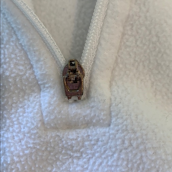 Spyder White Fleece Quarter Zip kids SIZE SMALL - Picture 5 of 6